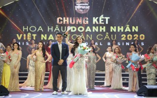 Nhan sắc gương mặt đăng quang “Người đẹp truyền thông” cuộc thi Hoa hậu Doanh nhân Việt Nam Toàn cầu 2020